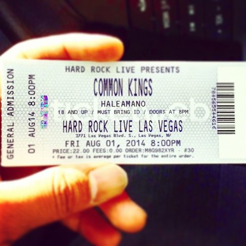 common kings tickets
